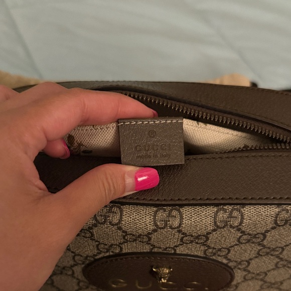 Gucci Supreme Monogram Web Neo Vintage crossbody unisex Authentic - Picture 4 of 16
